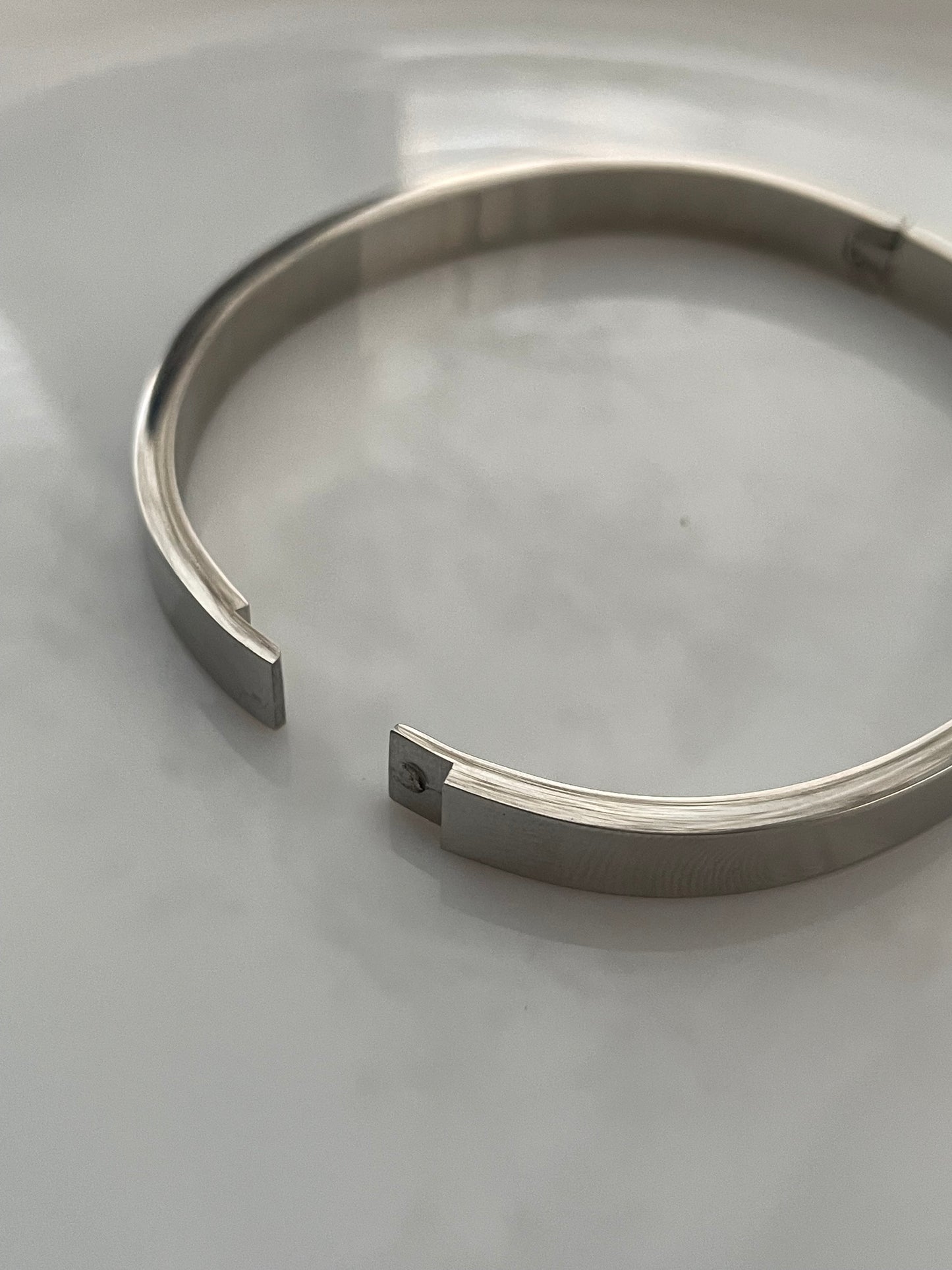 6mm Classic Bangle Bracelet, Stainless Steel, durable everyday jewelry